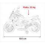 Elektrická motorka HONDA NC750X - biela